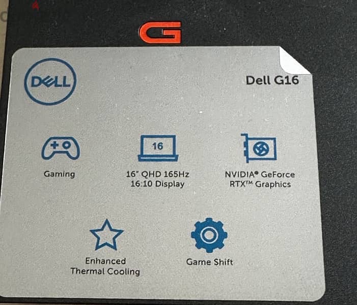 للبيع بحالة الزيرو Dell G16 8