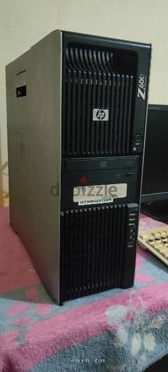 كمبيوتر workstation Z600 اتنين بروسيسور
