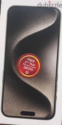 Iphone 15 Pro Max 256 G with extra 2 years warranty 0
