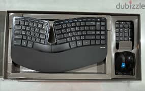 لوحة المفاتيح والماوس اللاسلكية Sculpt Ergonomic مكتبي أسود