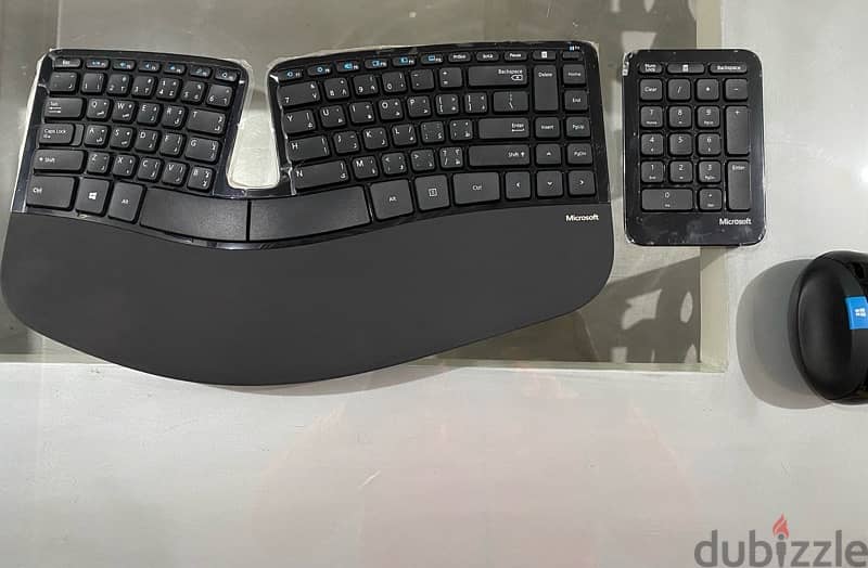 لوحة المفاتيح والماوس اللاسلكية Sculpt Ergonomic مكتبي أسود 6
