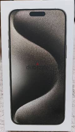 iphone-15 pro max, sealed, 256Gb Natural titanium, Middle east version 0