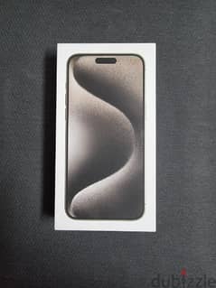 I phone 15 Pro Max, Natural Titanium