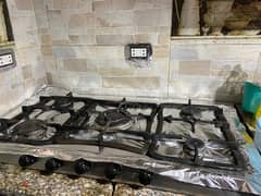 Universal Gas Stove built in with 5 flames 0
