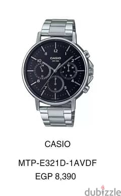 CASIO  New watch MTP-E321D-1AVDF 0