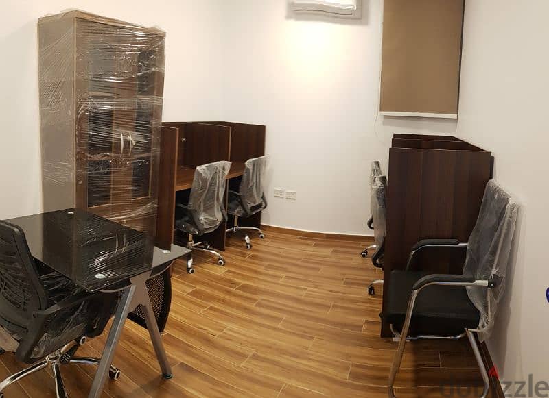 مكتب مفروش office space للايجار شامل جميع الخدمات مجانا من المالك 2