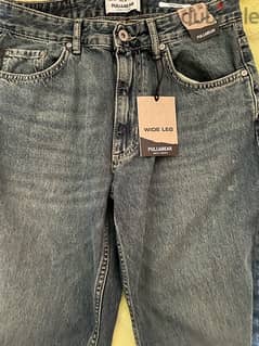 new original pull & bear unisex wide leg jeans