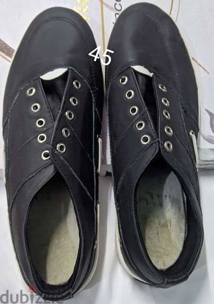 حذاء جلد طبيعي اصلي مقاس خاص مقاس كبير47 بحالة ممتازة 8