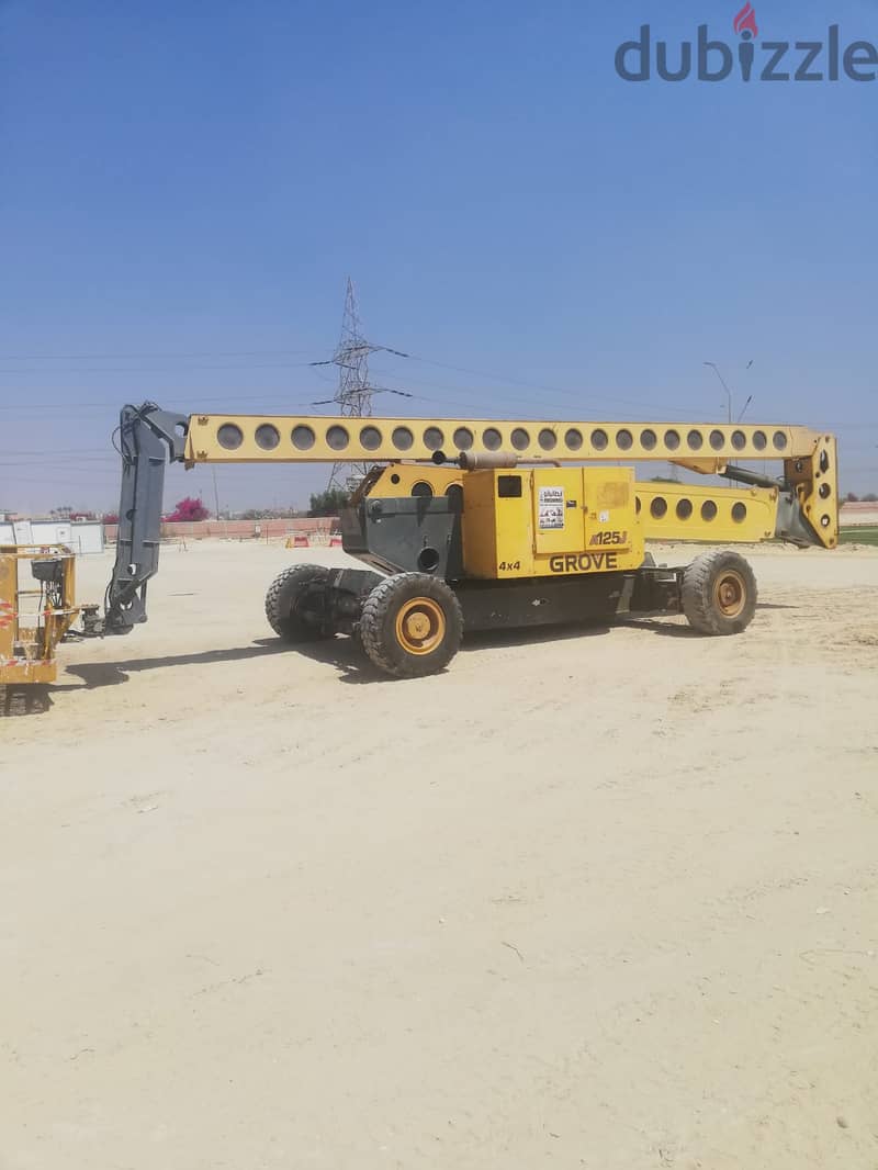 Grove A125J مان ليفت 42متر 7