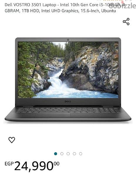 Dell VOSTRO 3501 Laptop - Intel 10th Gen Core i3 شبه لم يستعمل 3