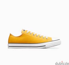 yellow converse copy shoes