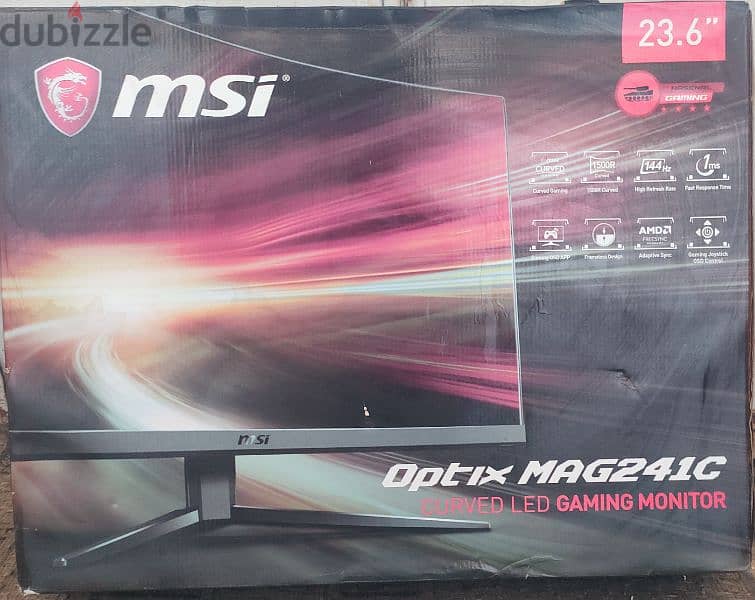 curved monitor gaming msi 144 hz 24 inch 1
