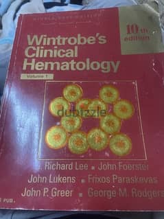 wintrobe's clinical hematology 10th edition volume 1