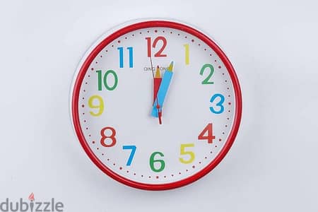 ساعة حائط دائرية 8.8بوصة (20سم) ساعات حائط مناسبة لغرف الاطفال