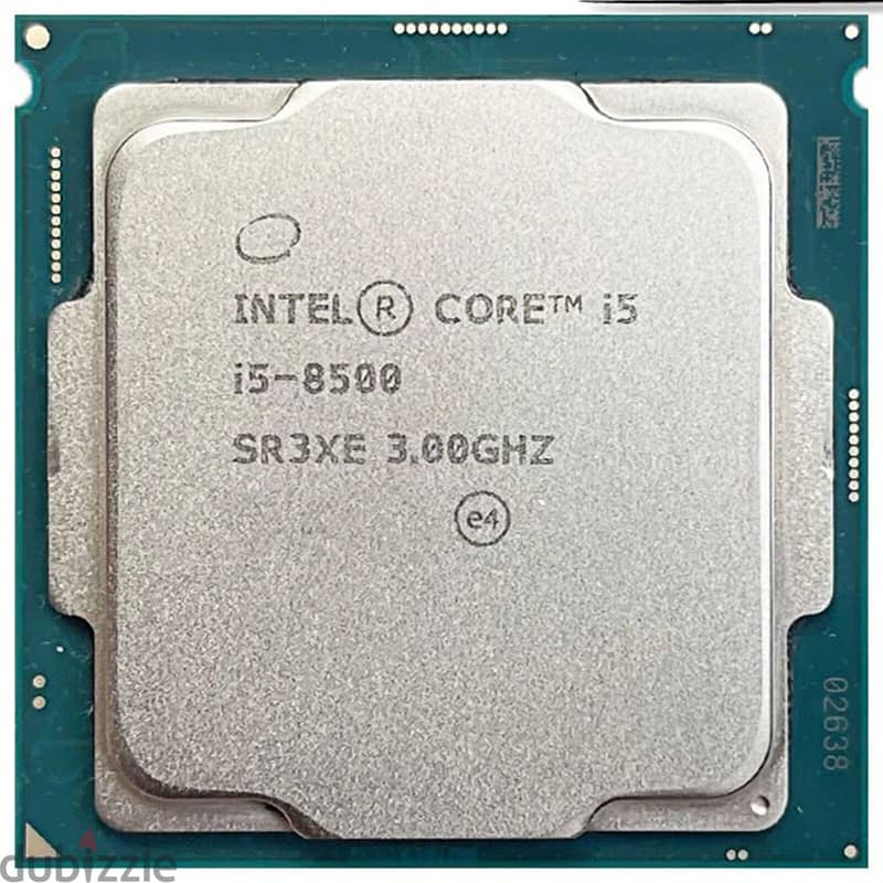 Intel® Core™ i5-8500 6 Cores, 6 Threads @3.00 GHz جيل تامن 1