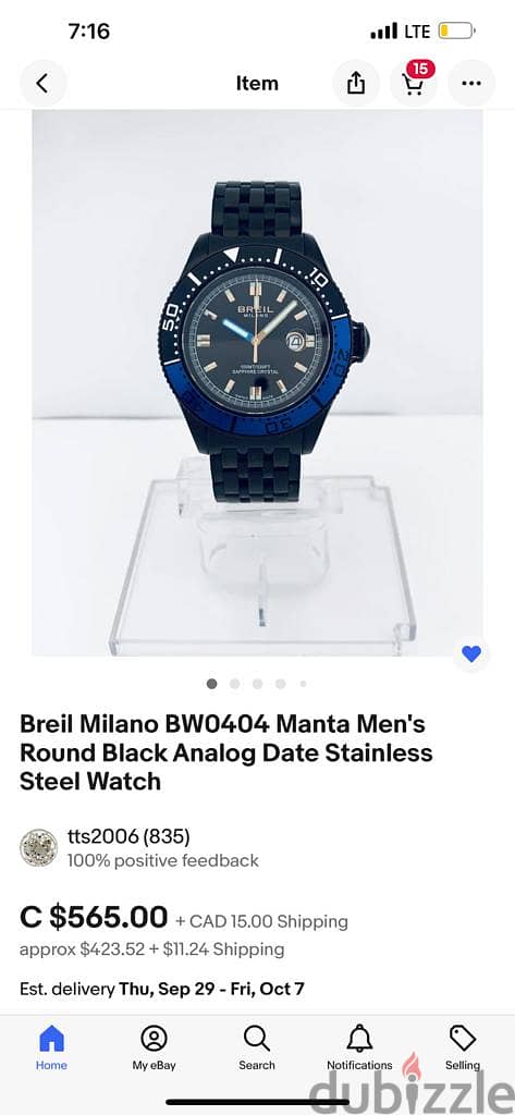 Briel Milano wristwatch Swiss made originals 0