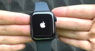 Apple Watch series 8, 45mm black لم تستخدم بطاريه 100% كالجديد