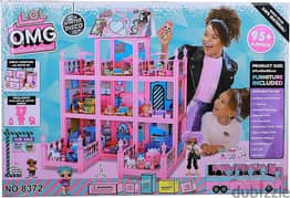 بيت عرائس 95 قطعة -  LOL Surprise O. M. G Full Doll House - 95 pieces