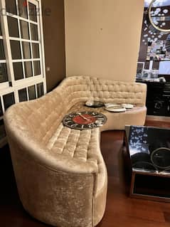 New velvet sofa for sale