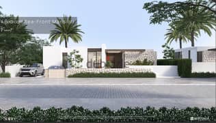 one story twin house sea view in solare north coast , ras elhekma 160m²  installment to 8 years fully finished