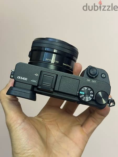 camera sony a6400 with kit lens 16-50 5