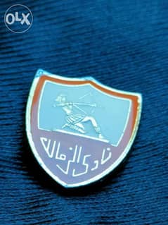 دبوس نحاس بالمينا نادر إنتاج قديم شعار نادي الزمالك 0