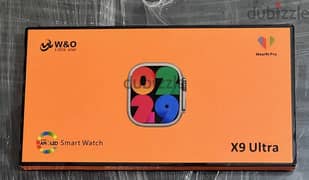 X9 ultra watch لون فضي 0