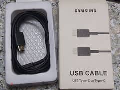 كابل USB Type C To Type C من سامسونج اصلي فيتنامي
