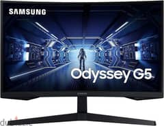 Samsung Odyssey G5 27inch 2 | شاشة سامسونج اوديسي جي فايف استخدام خفيف 0