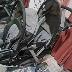 Chicco twin baby stroller