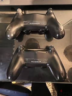 ps4 pro 1tb with 2 original controllers with 6 games