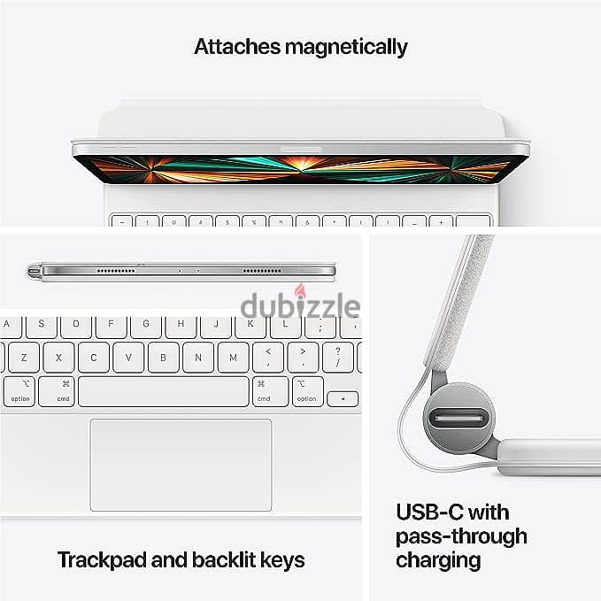 apple Magic Keyboard for iPad Pro 12.9‑inch (3rd, 4th, 5th, and 6th) 3