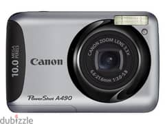 مطلوب الكاميرا دي لو حد عارضها للبيع canon powershot a490