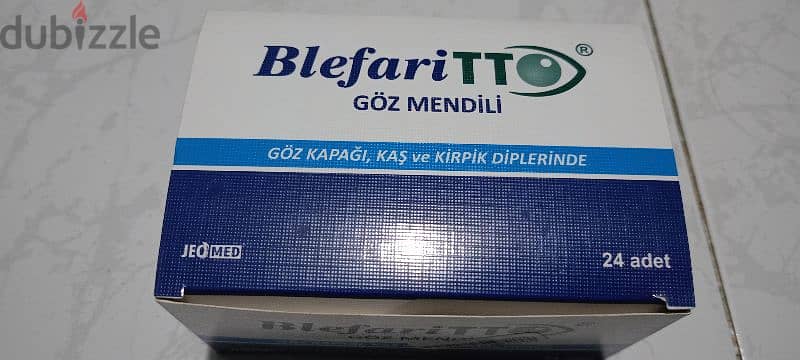 blefaritto swabs مناديل طبية مبللة للعيون تركي 0