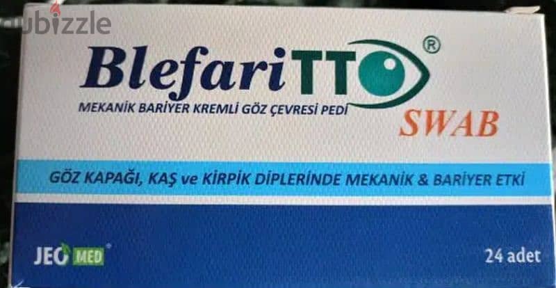 blefaritto swabs مناديل طبية مبللة للعيون تركي 2