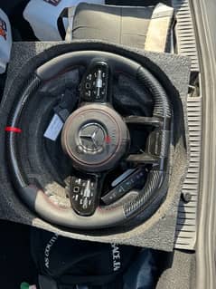 mercedes-benz carbon fiber steering wheel