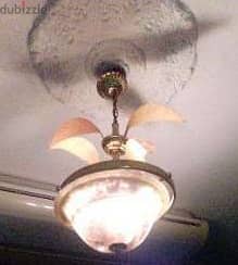 Golden ceiling chandelier 3