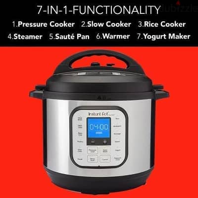 حله طهي و ضغط كهرباء instant pot 9 لتر الامريكيه