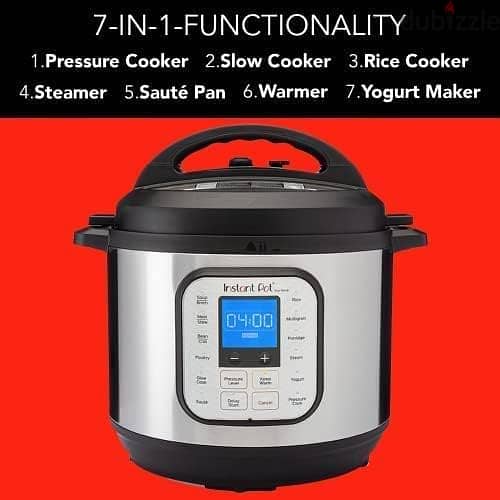 حله طهي و ضغط كهرباء instant pot 9 لتر الامريكيه 0