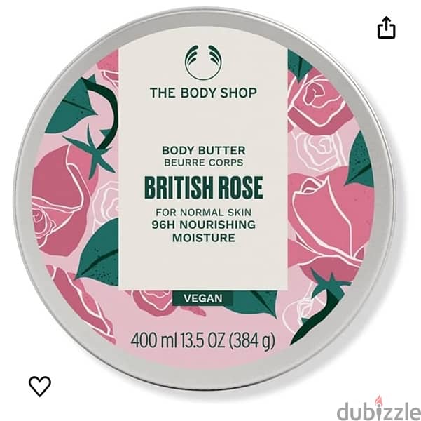 The Body Shop British Pink Body Butter for Normal Skin 400 ml 0