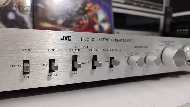 JVC Victor M-3030 Stereo Power Amplifier & preamp P 3030 class A 6