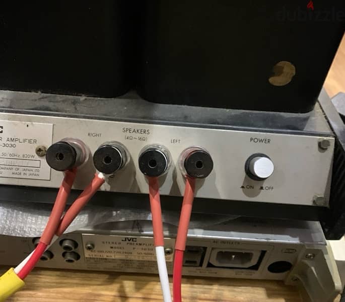 JVC Victor M-3030 Stereo Power Amplifier & preamp P 3030 class A 12
