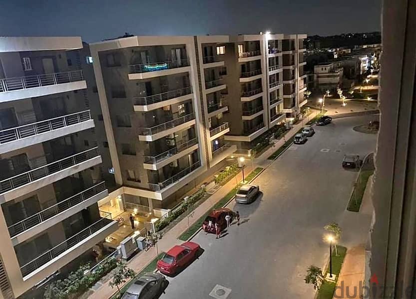 126 sqm apartment with roof for sale in the First Settlement in front of Cairo Airport in installments in Taj City Compound 3