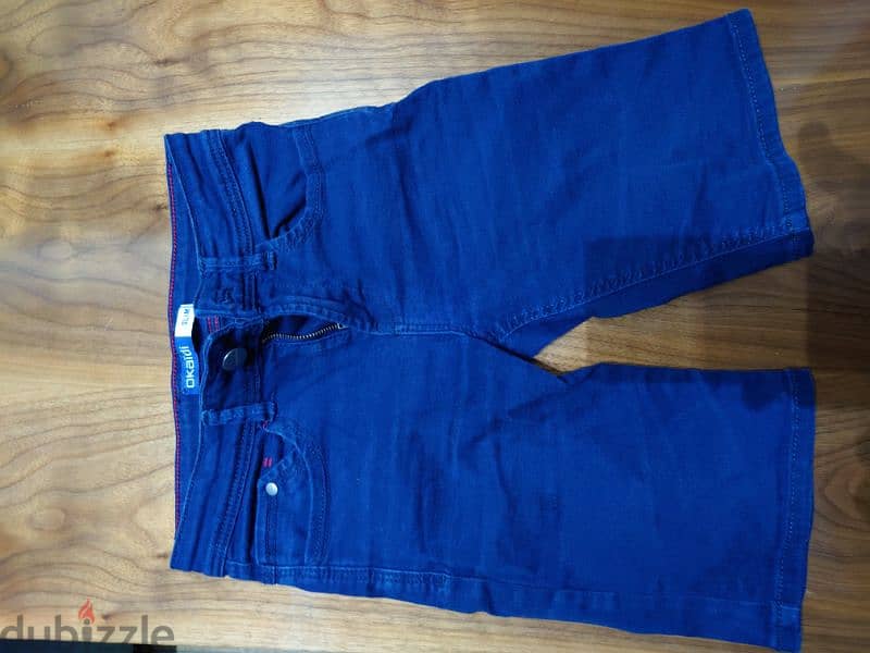 Okaidi short jeans for boys,شورت جينز ولادي اوكايدي 1
