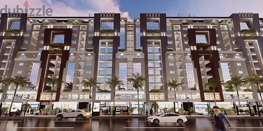 At a snapshot price. . 170 sqm apartment for sale in installments in Nasr City, Al-Waha District, in the Sky Roof Mini Compound. 5