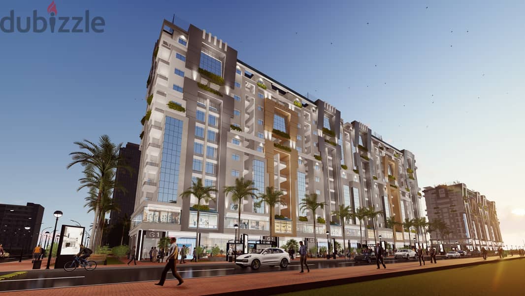 At a snapshot price. . 170 sqm apartment for sale in installments in Nasr City, Al-Waha District, in the Sky Roof Mini Compound. 6