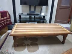 طاولة خشب للاكل(طبلية مستطيلة) 0