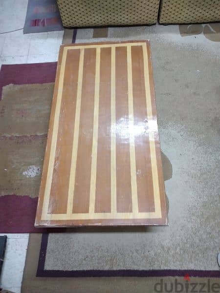طاولة خشب للاكل(طبلية مستطيلة) 4