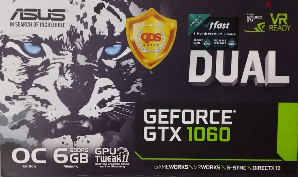 GTX 1060 6GB ASUS 1