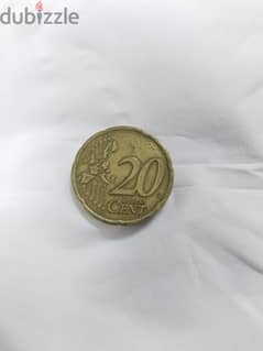 20 يورو سنت يوناني 2002